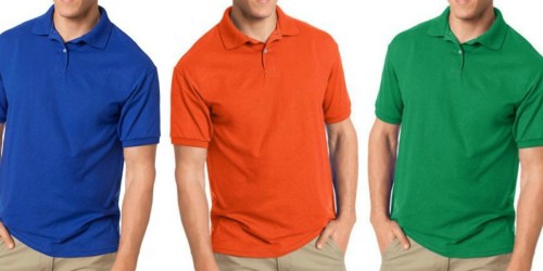 Walmart: Hanes Men’s EcoSmart Golf Shirts ONLY $5.42 (Tons of Colors Available)