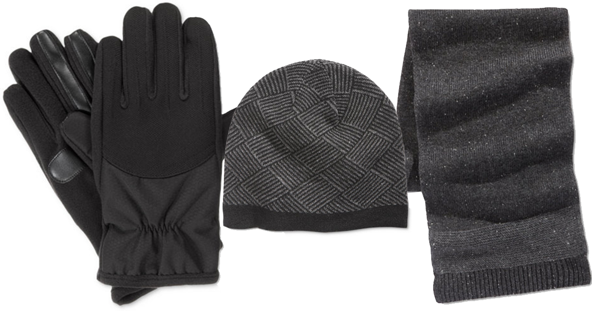 macys mens isotoner gloves