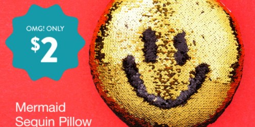 Hollar: Color-Shifting Sequin Round Pillow Only $2 + More