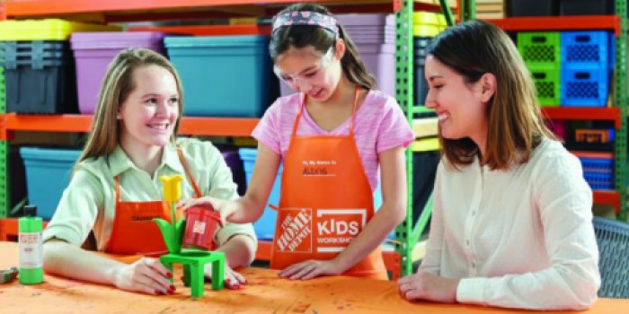 Home Depot Kids Workshop: Register NOW to Build Free Flower Pot on Saturday, May 6th