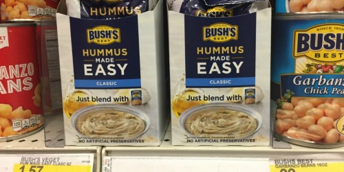 Target: Bush’s Hummus Made Easy ONLY 13¢ Each (Regularly $1.57)