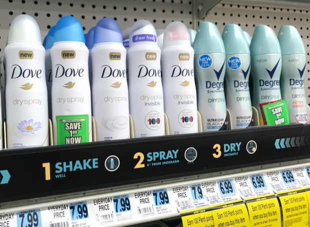 Rite Aid Dove Dry Spray 