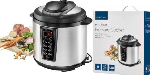 Insignia 6-Quart Pressure Cooker Only $39.99 Shipped (Regularly $100)