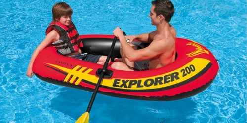 Intex Inflatable 2-Person Boat w/ Oars & Air Pump Only $11.63 (Reg. $39.99) + More