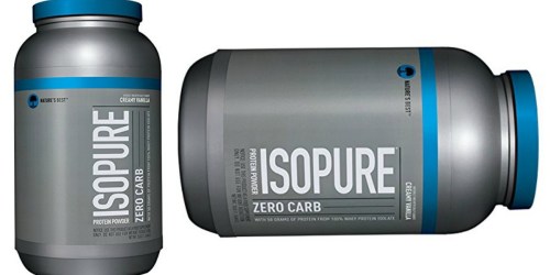 Amazon: Isopure Zero Carb Protein Powder 3 Pound Container Just $27.79 Shipped