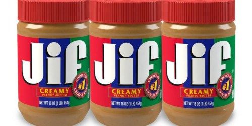 Amazon: Jif Peanut Butter 3-Pack Just $5.67 Shipped (Only $1.86 Per Container)