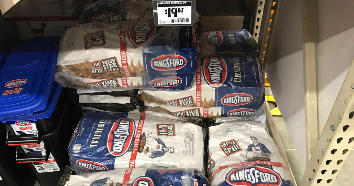 Home Depot Kingsford Charcoal Briquettes 18 6 Lbs 2 Pack Only 9 88 Regularly 19 87 Hip2save