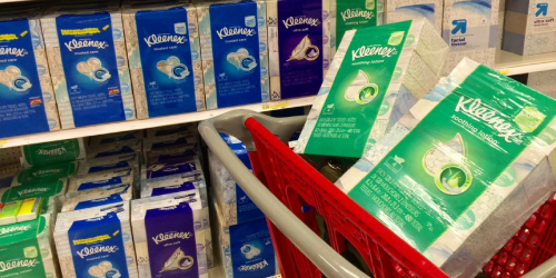 EIGHT Boxes Of Kleenex Only $5.98 After Target Gift Card (Just 75¢ Per Box)