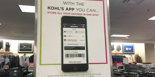 Possible FREE $10 Kohl’s Reward w/ App Download Today Only (Check Inbox for Offer)