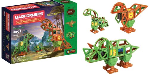 Kohl’s Toy Clearance: Magformers 81 Piece Dinosaur Set Just $47.59 (Regularly $220) & More