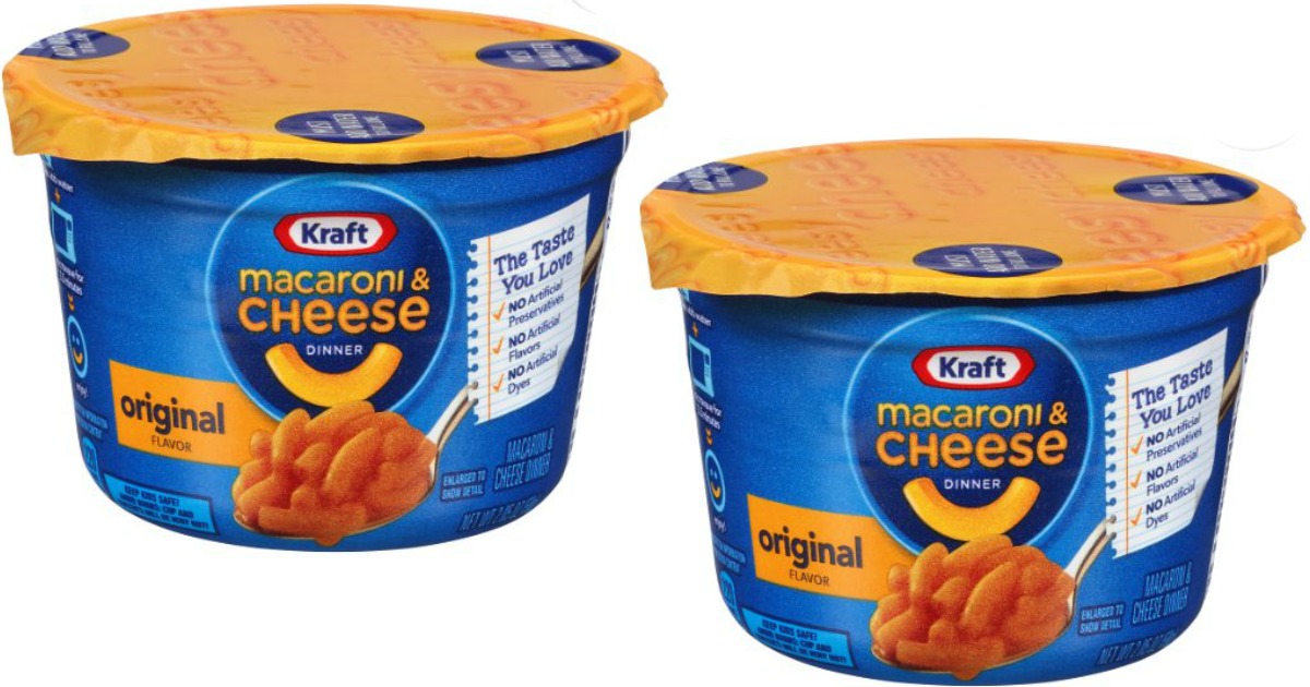 Amazon Kraft Mac & Cheese Microwavable Cups 10Count Pack Only 4.44