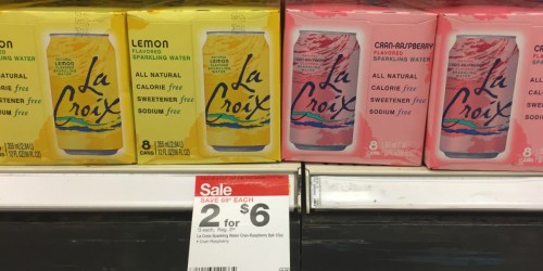 RARE $1/1 LaCroix Sparkling Water Coupon = 8 Pack Only $2 at Target!