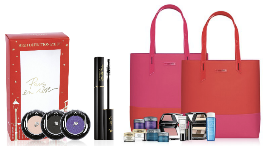 lancome pink tote bag