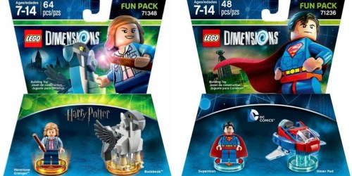 Best Buy: Buy 1 Get 1 Free LEGO Dimensions Fun Packs = as Low as $4.25 Each
