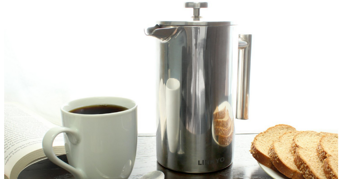 Amazon: French Press Stainless Steel Coffee Maker 34oz Only $19.61