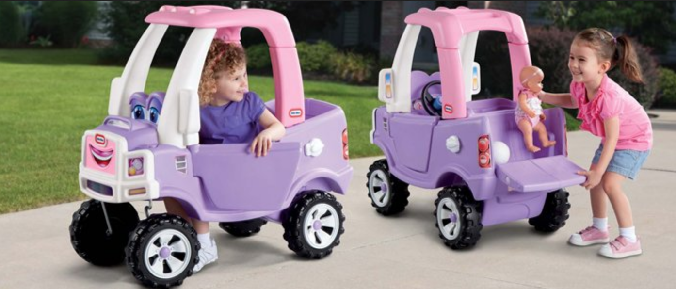 little tikes pink truck