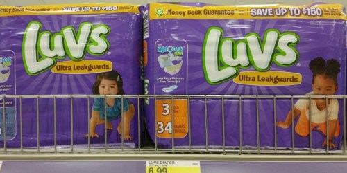 High Value $2/1 Luvs Diapers Coupon = Jumbo Packs Only $4.99 at Target or Walmart