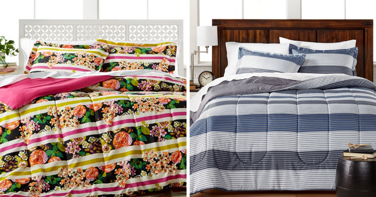 Macy's 3Piece Comforter Sets Only 18.99 (Regularly 80) Valid for