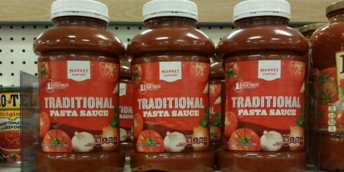 Target: Market Pantry Pasta Sauce HUGE 45oz Jars Only $1.19 (No Coupons Needed)