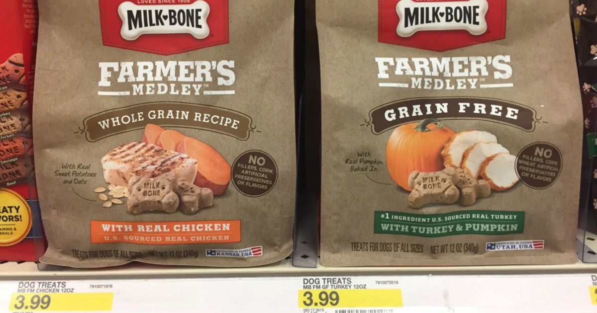 Target: Milk-Bone Farmer's Medley Dog Treats ONLY $1.19 After Ibotta • Hip2Save