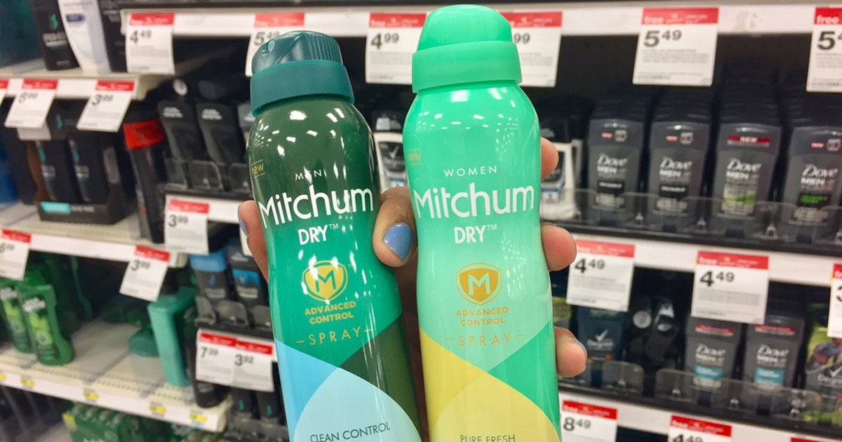 Target Mitchum Dry Spray Deodorant Just 1.74 Each (Regularly 4.99)