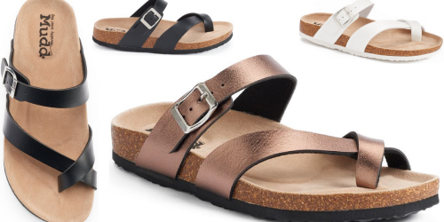 Kohl’s: Cute Mudd Women’s Sandals ONLY $7.64 Each When You Buy 2 Pairs (Regularly $24)