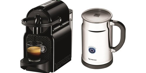 Target.com: Nespresso Inissia Espresso Machine AND Frother Only $71 (Regularly $112.99)