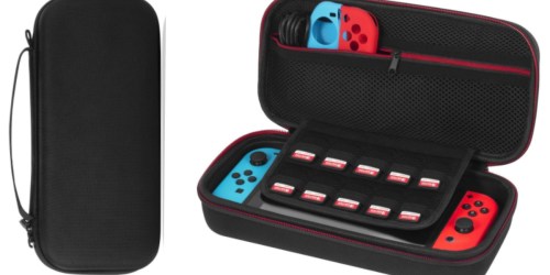 Amazon: Hard Travel Case For Nintendo Switch Only $12.91 (Holds 10 Games, Controllers & More)