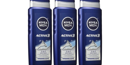 Amazon: 3 Pack Men’s Nivea 3-in-1 Body Wash Only $7.80 Shipped (Just $2.60 Per Bottle)