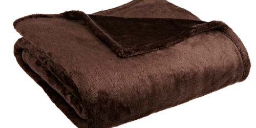 Amazon: Cashmere Plush Throw Only $4.58 (Add-On Item)