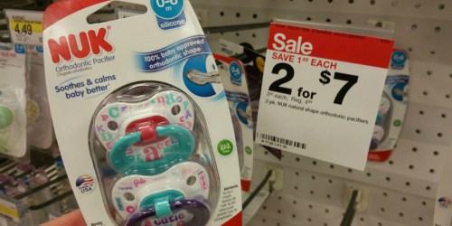 Target: NUK Pacifiers 2-Packs Just $1.50 (Regularly $4)