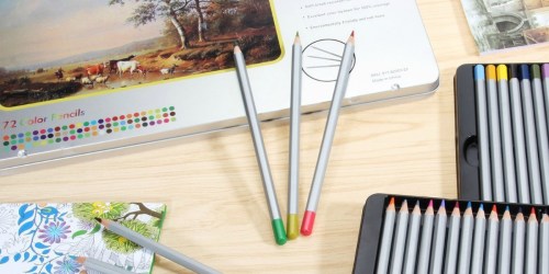 Amazon: Ohuhu 72 Count Coloring Pencils w/ Tin Case ONLY $11.99 (Regularly $19.99)