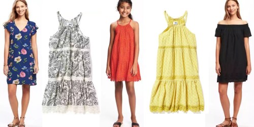 Old Navy: 50% Off Dresses for Women and Girls (In-Store & Online) + More