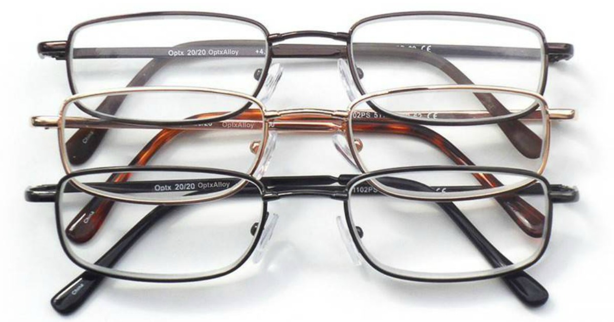 Amazon OPTX 3Pack Reading Glasses Just 6.55 (Only 2.18 Each)