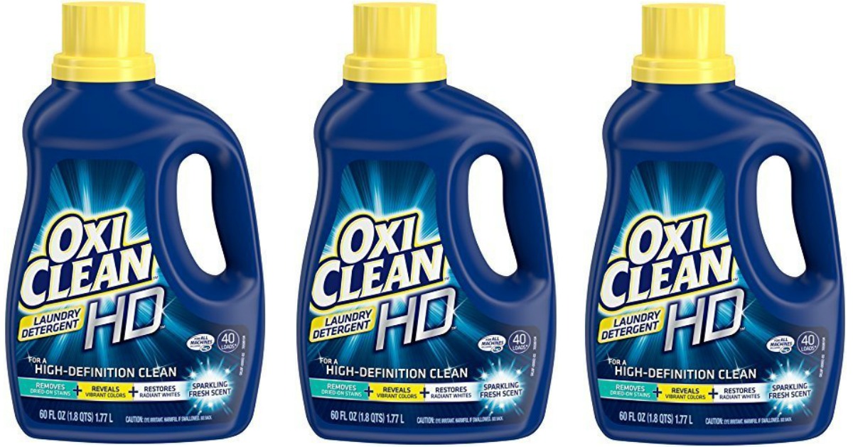 Amazon OxiClean HD Laundry Detergent 60oz Bottle Only 4.09 Shipped
