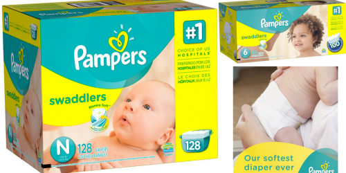 Amazon Family: Pampers Swaddlers Newborn Diapers 128-Count Only $17.09 Shipped + More