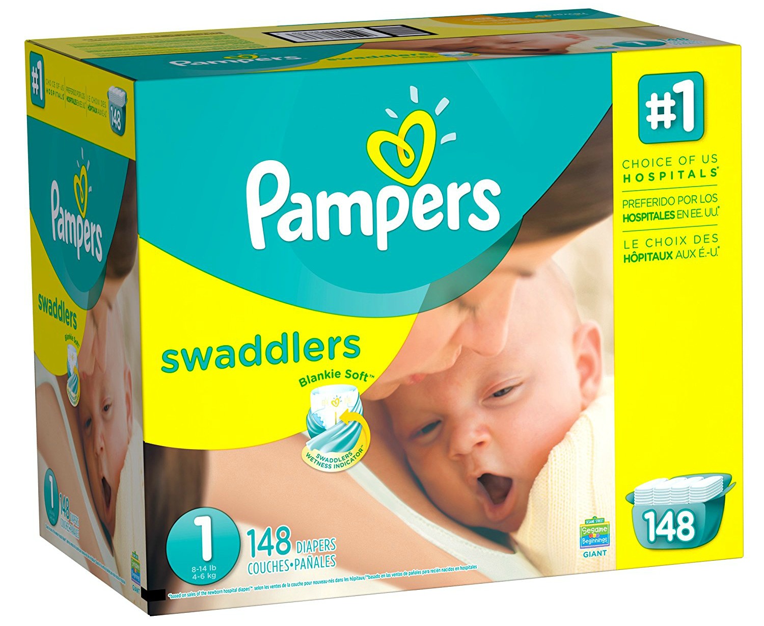 cheapest pampers swaddlers