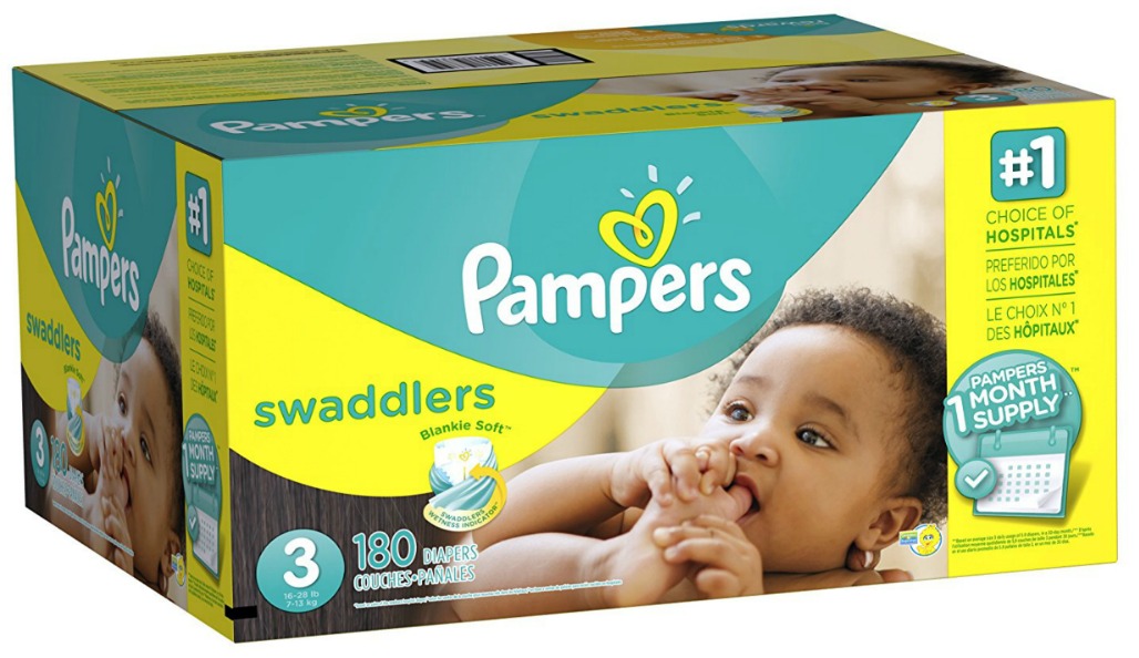 Amazon Family Pampers Size 3 Diapers 180Count Only 19.90 Shipped