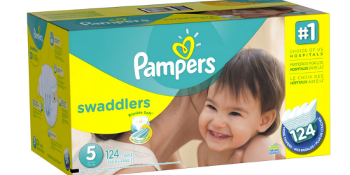 Amazon Family: Pampers Swaddlers Size 5 Diapers 124-Count Box Only $16.63 Shipped