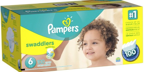 Amazon Family: Pampers Size 6 Diapers 100 Count Box Only $16.38 Shipped (16¢ Per Diaper)
