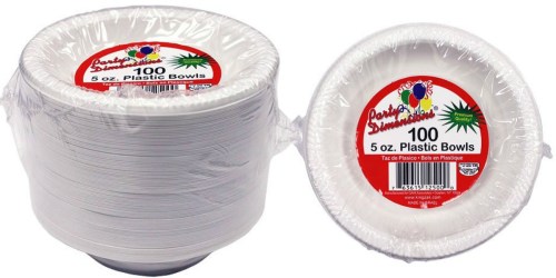 Amazon: 100-Count Party Dimensions Disposable Plastic Bowls Only $2.58 Shipped