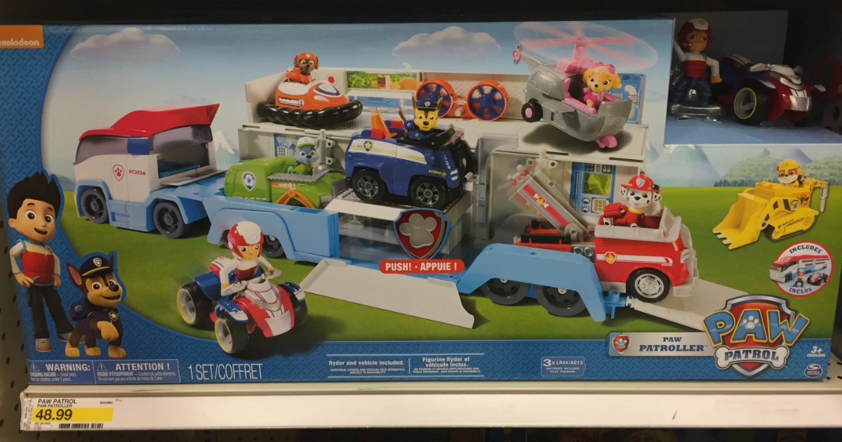 Target HUGE Savings on Paw Patrol Toys