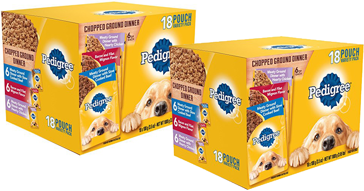 New 2 Off Pedigree & Cesar Dog Food Coupons = Pedigree Pouches Just 39