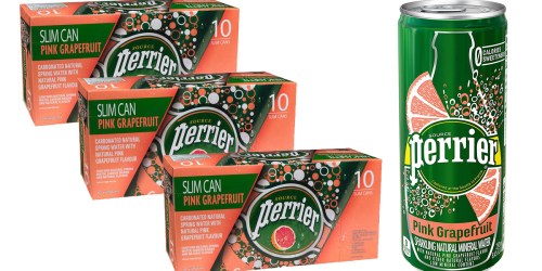 Amazon Prime: Perrier Pink Grapefruit Sparkling Water 30-Pack Only $10.29 Shipped