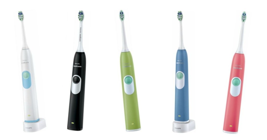 five electric toothbrushes