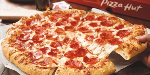 Pizza Hut: Large 2-Topping Pizza Only $7.99 Delivered