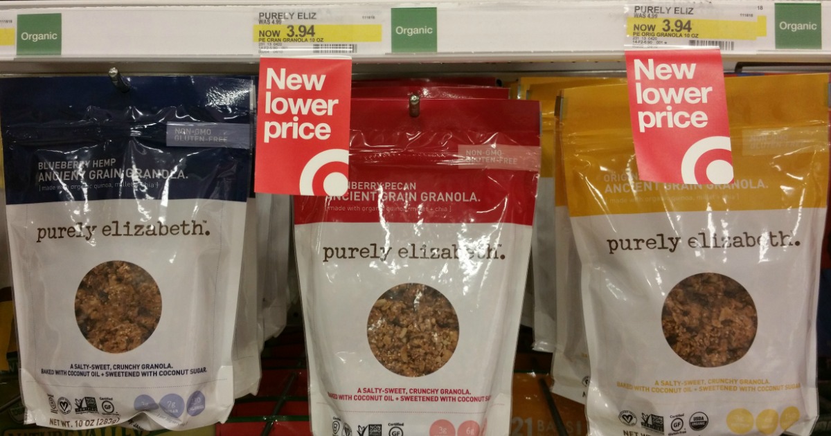 Target Save Over 50 Off Purely Elizabeth Organic Granola