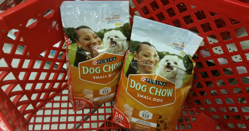 purina dog chow in target cart