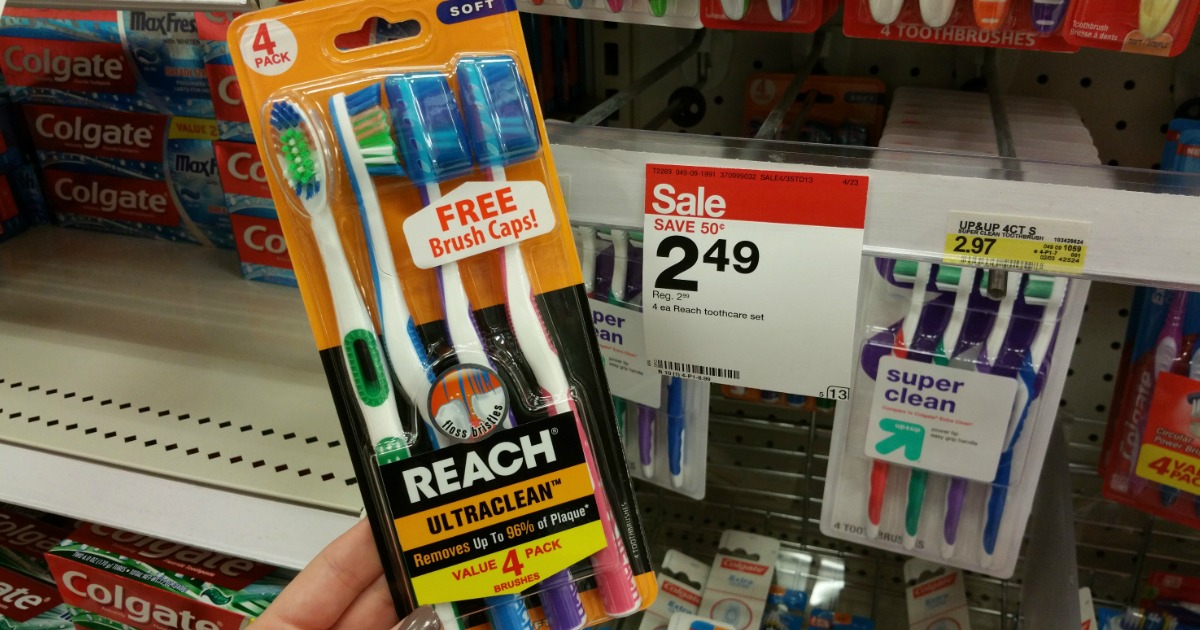 Target Reach Ultraclean Toothbrushes 50¢ Each (No Coupons Needed) + More