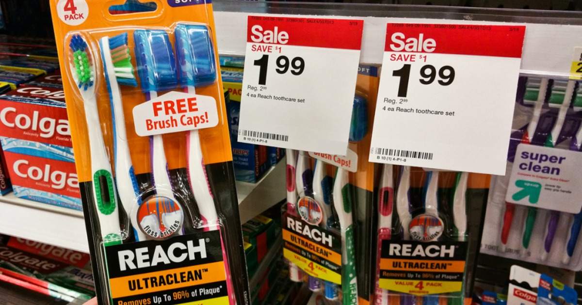 Target Shoppers! Reach Toothbrushes Just 50¢ Each (No Coupons Needed)